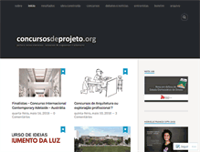 Tablet Screenshot of concursosdeprojeto.org